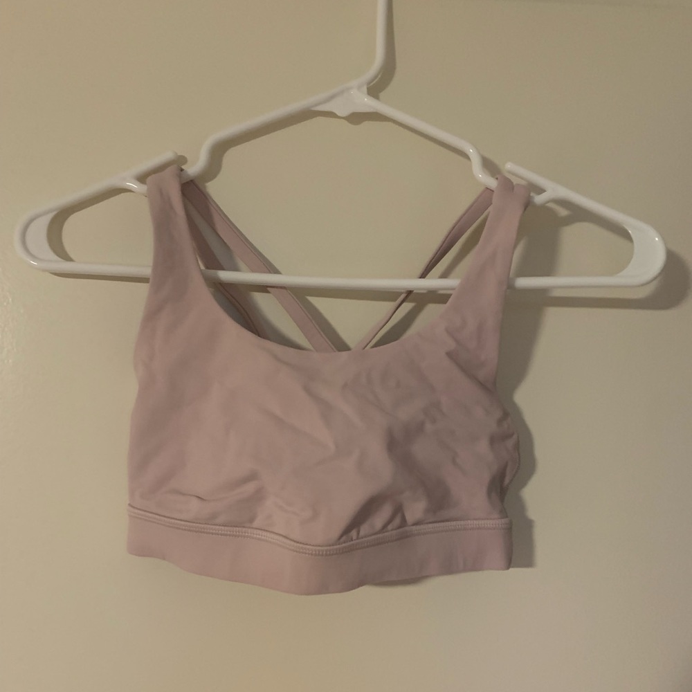 Lululemon Light Pink Sports Bra Size 2